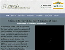 Tablet Screenshot of novotnysantiques.com